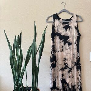Fringe Tye Dye Dress